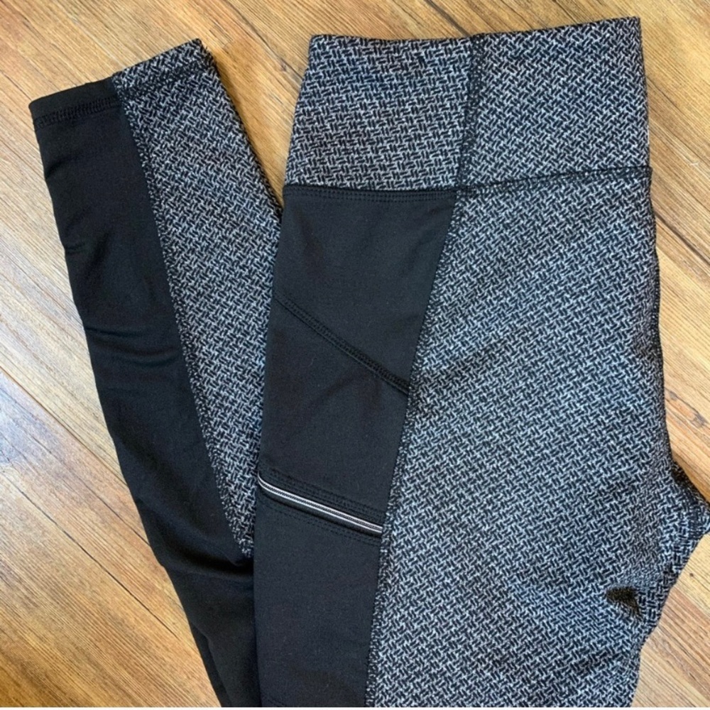 Z by Zobha leggings tights abstract herringbone